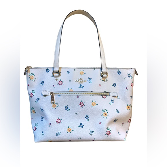 Coach Handbags - Coach Gallery Wildflower Tote Large White Multi